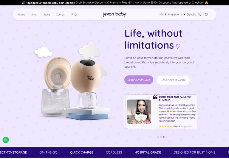 Jevonbaby storefront