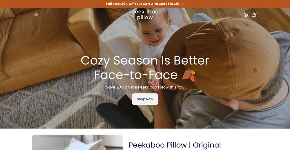 Peekaboo Pillow