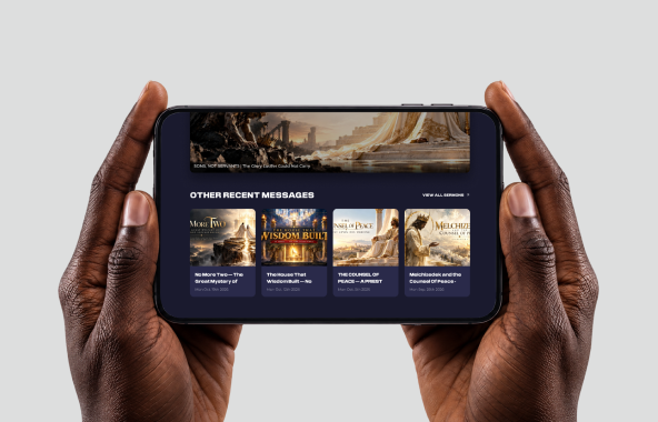 New Wine Church website — design direction 2