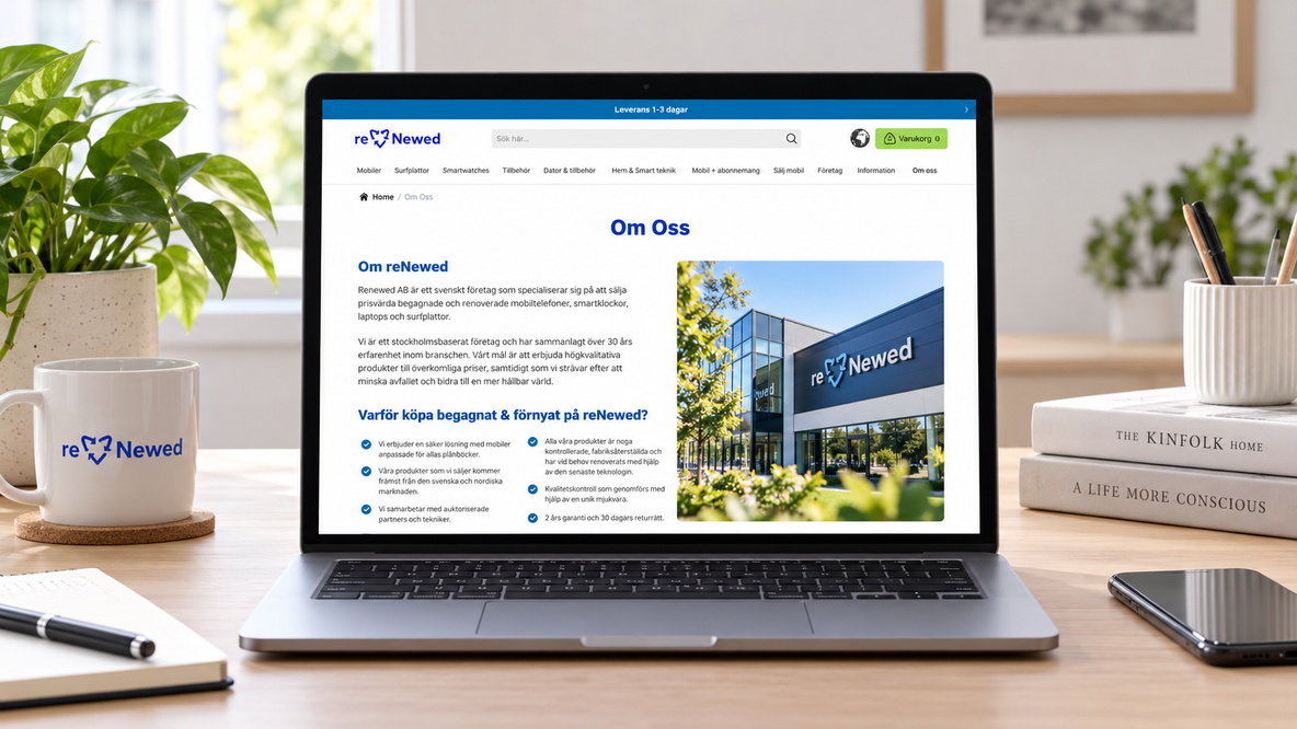 reNewed website — design direction 2