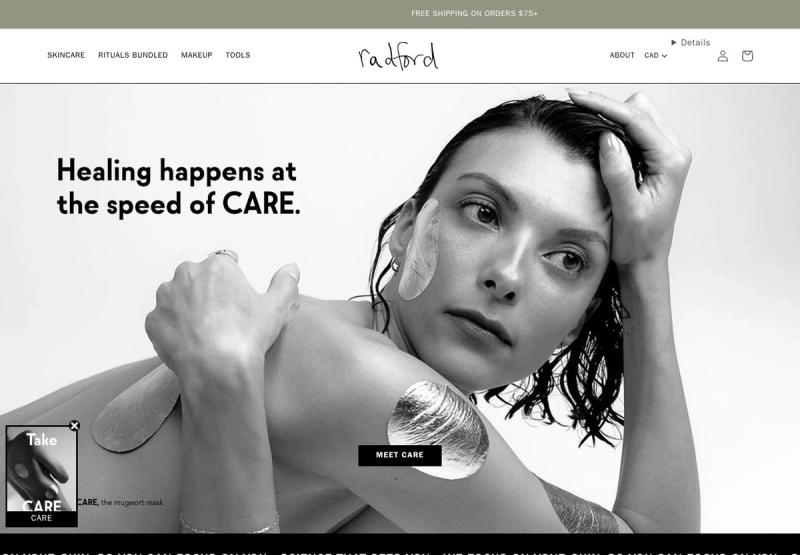 Radford Beauty: skincare with subscriptions and bundles