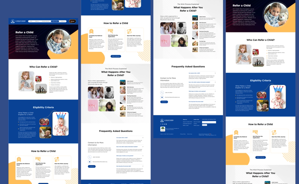 A Child's Wish Foundation — Direction 2