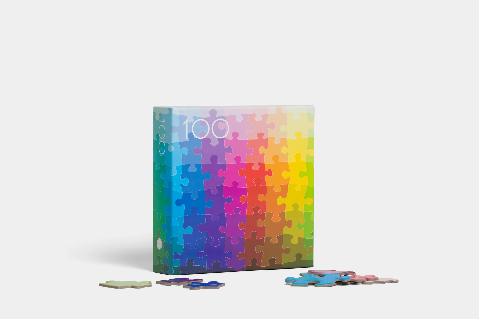 Puzzle of a colour gradient