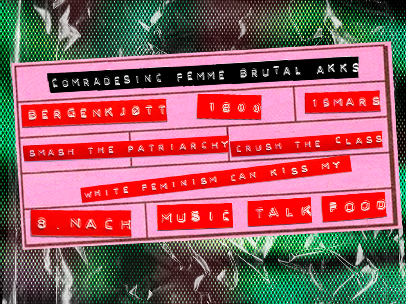 15.03 - Comrades Inc - live from Bergen Kjøtt.