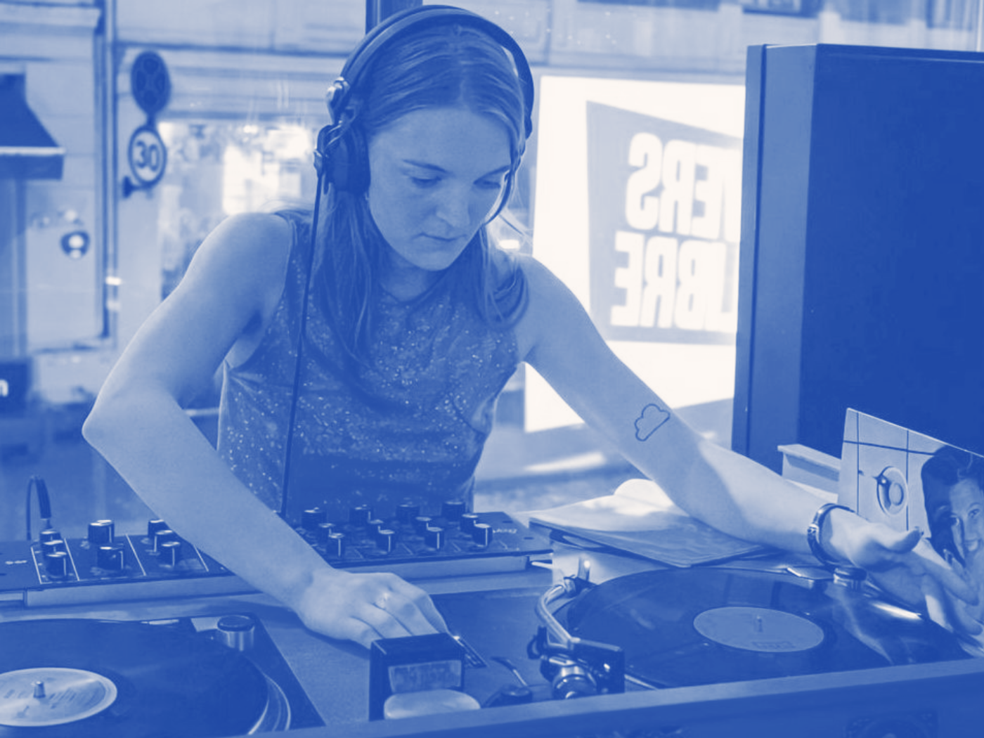 radio workshop poster featuring vers libre and Emili Carin Rønning