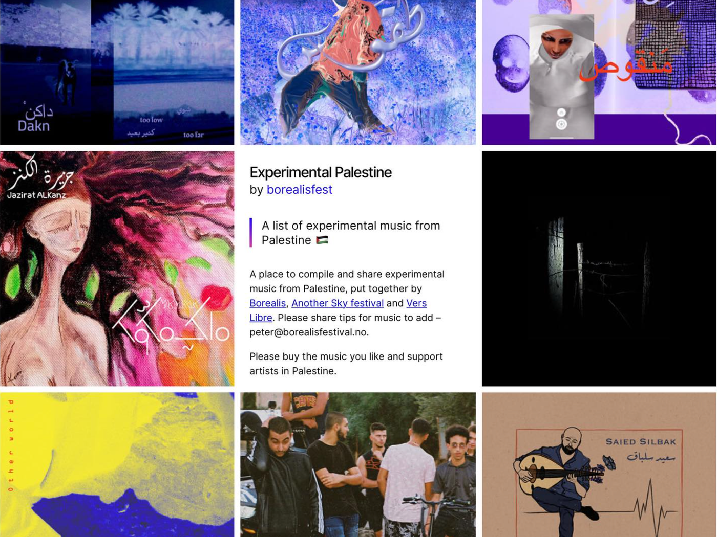 Experimental Palestine Playlist