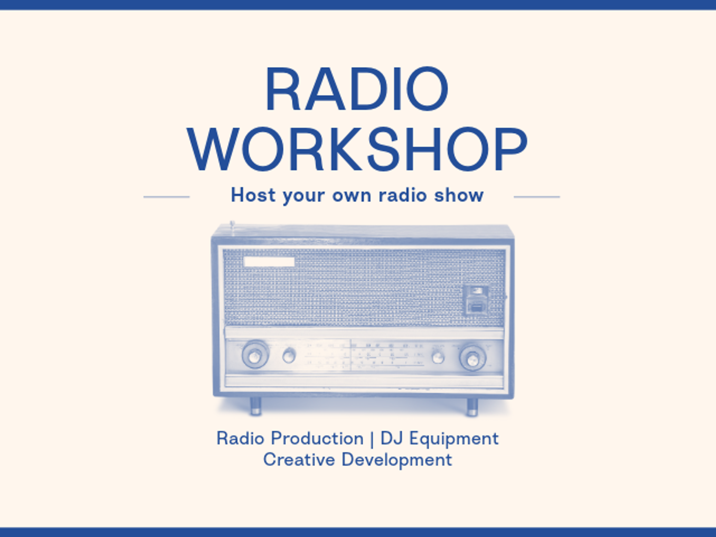 Radio and Tech Workshops with Karina Sletten