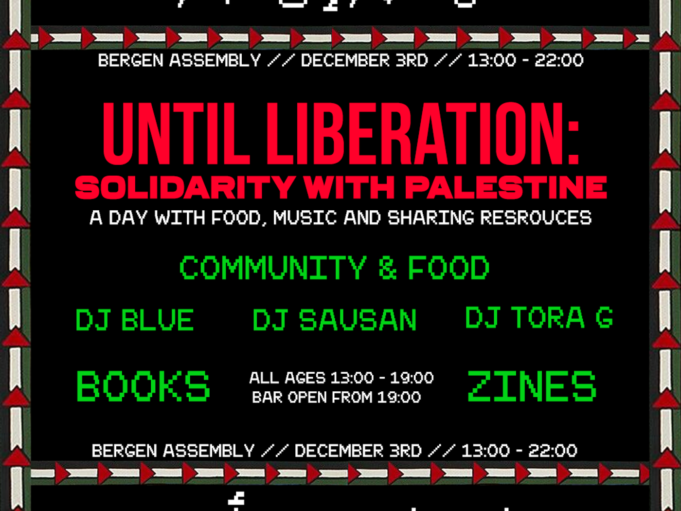 Until Liberation: Solidarity with Palestine