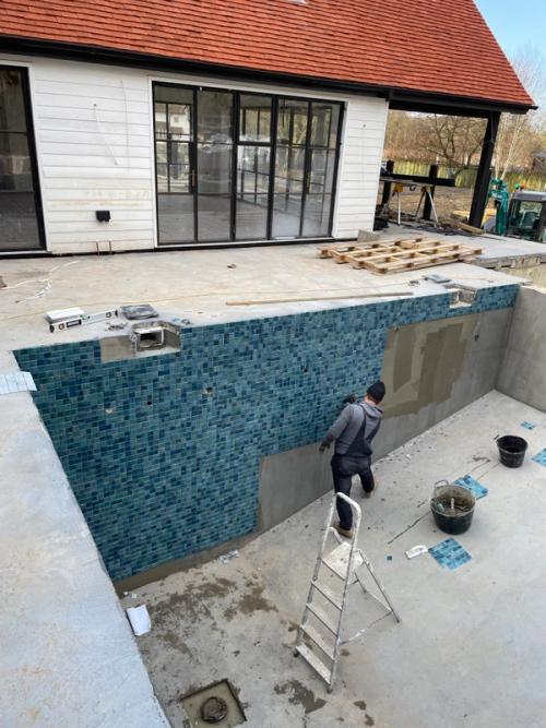 Tiling in progress