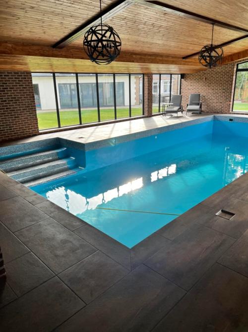 Finished Conversion to an indoor pool