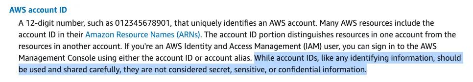 The Final Answer: AWS Account IDs Are Secrets