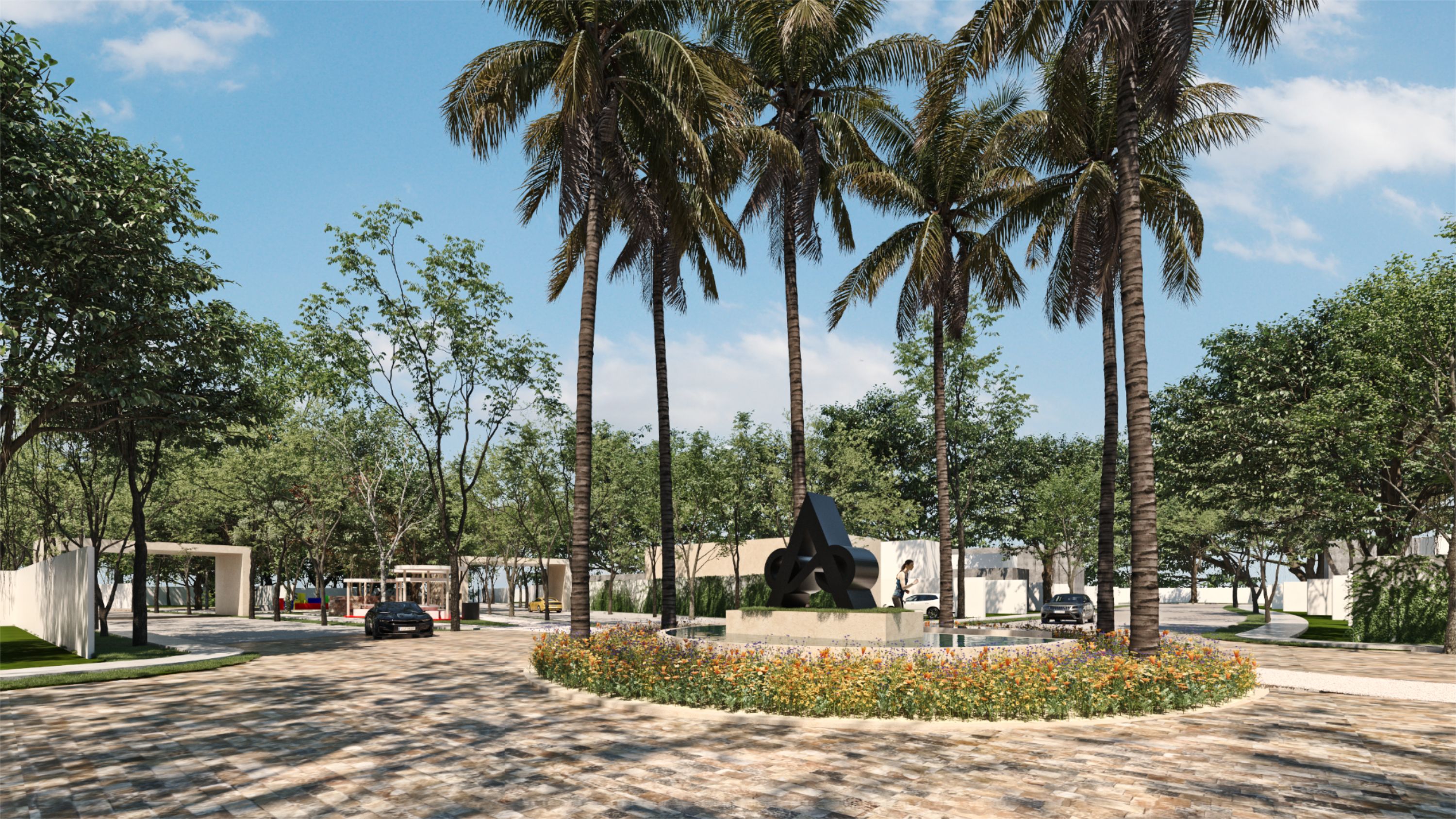 Amada Residencial - Glorieta principal