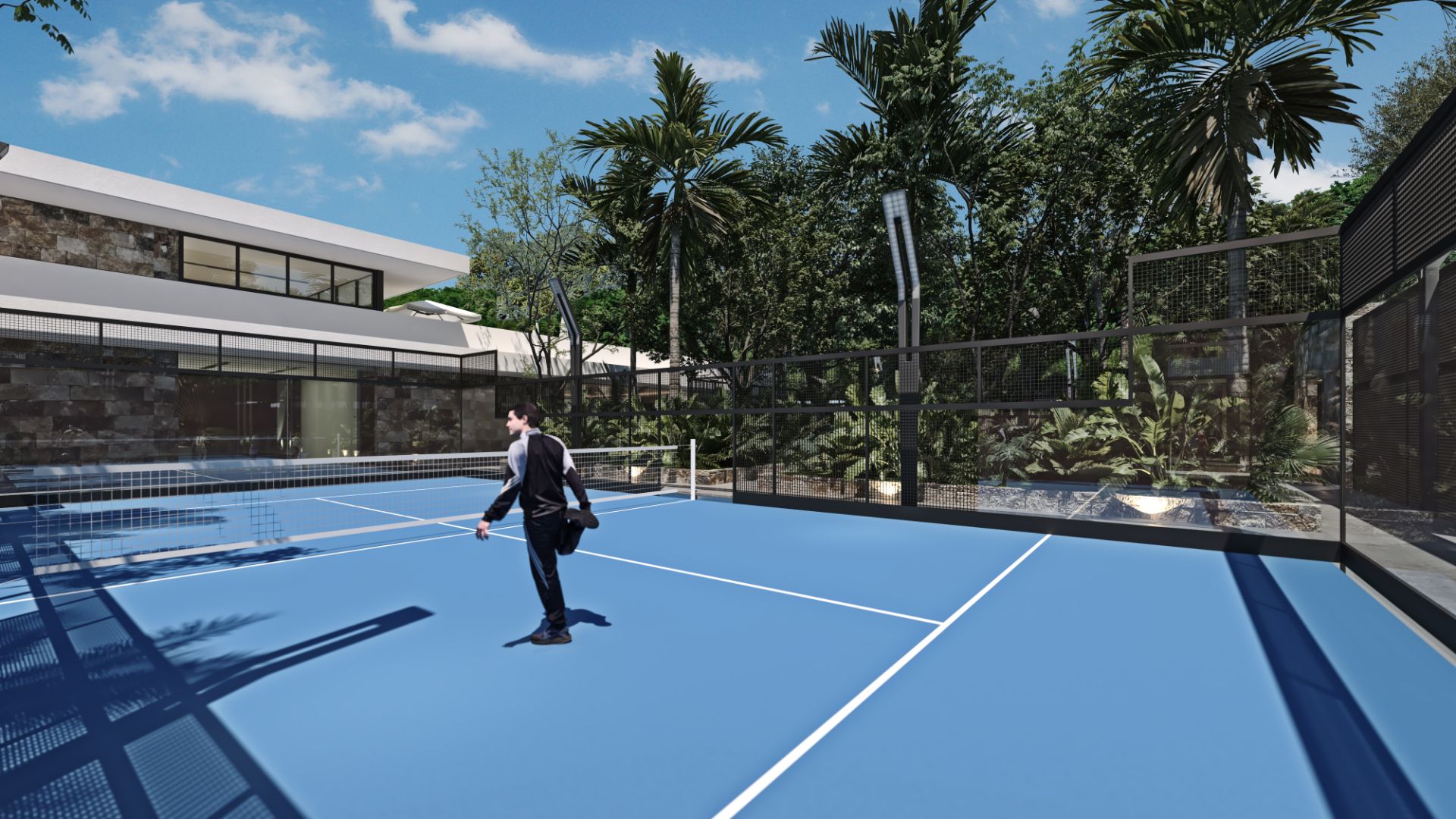 Amada Residencial - Cancha de pádel