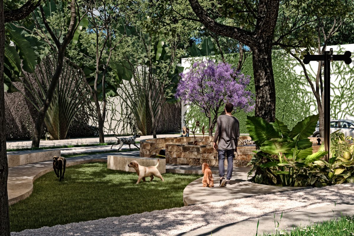 Pet Park en Privada Amada Residencial en Conkal, al norte de Mérida Yucatán
