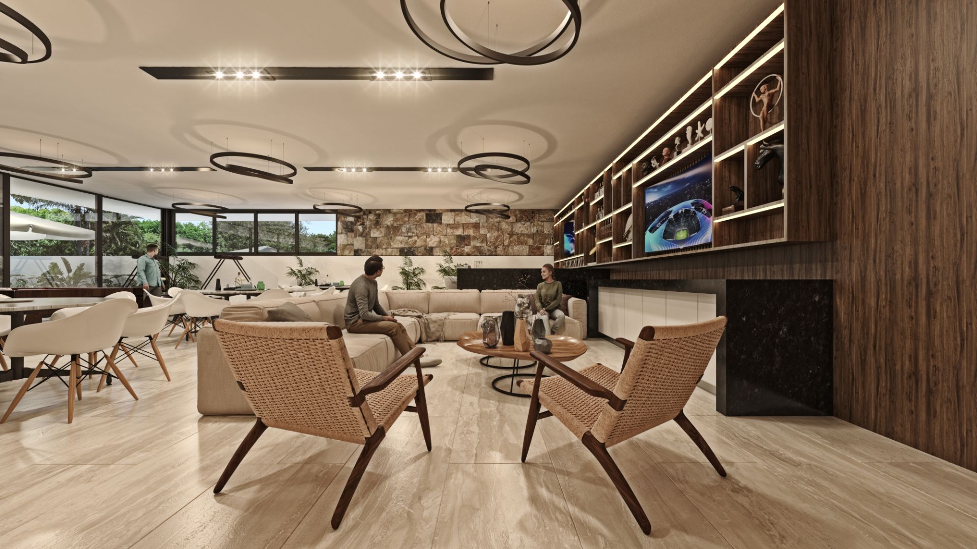 Amada Residencial - Salón de juegos