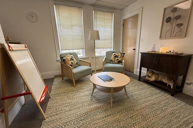 A psychotherapy space.