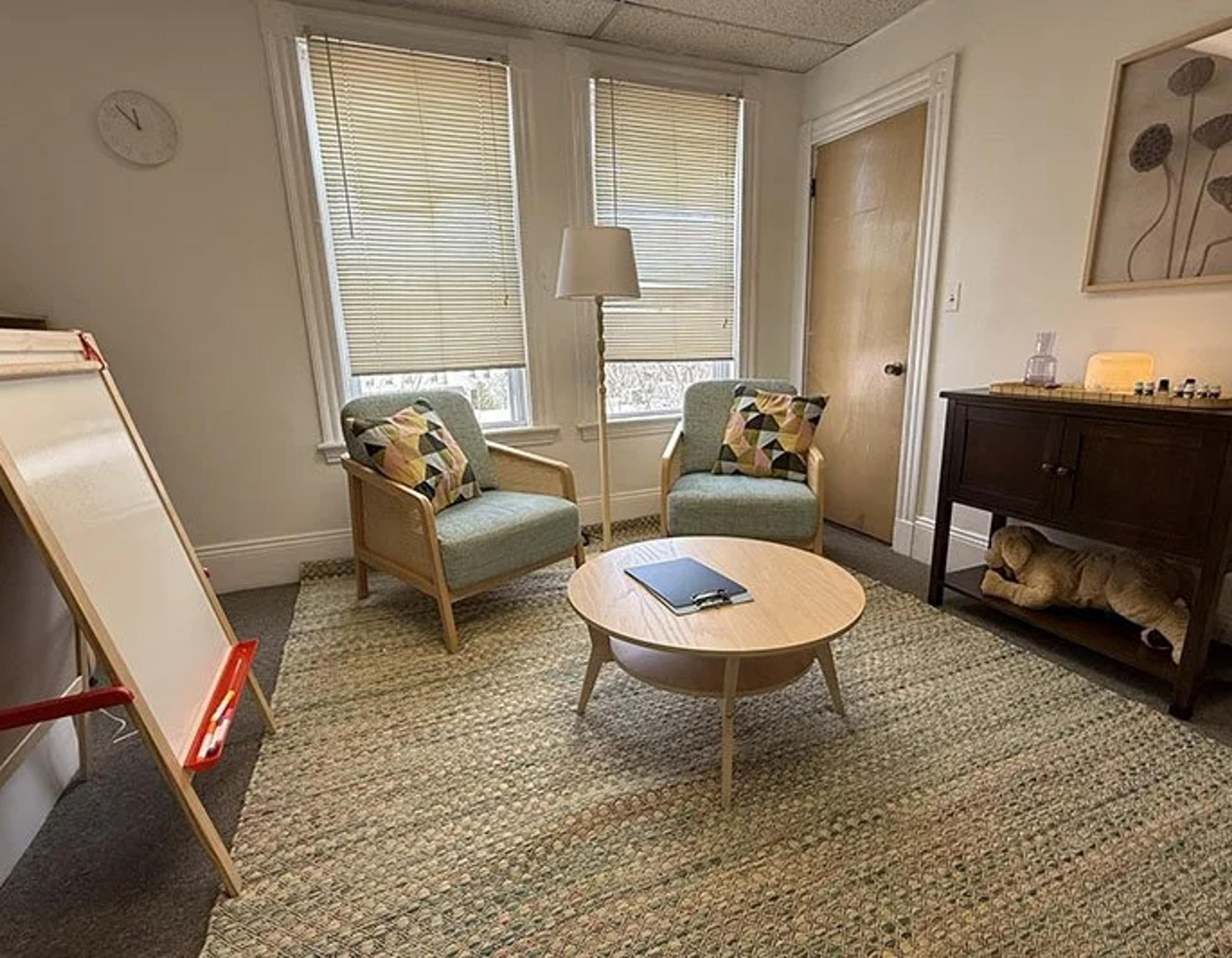 A psychotherapy space.