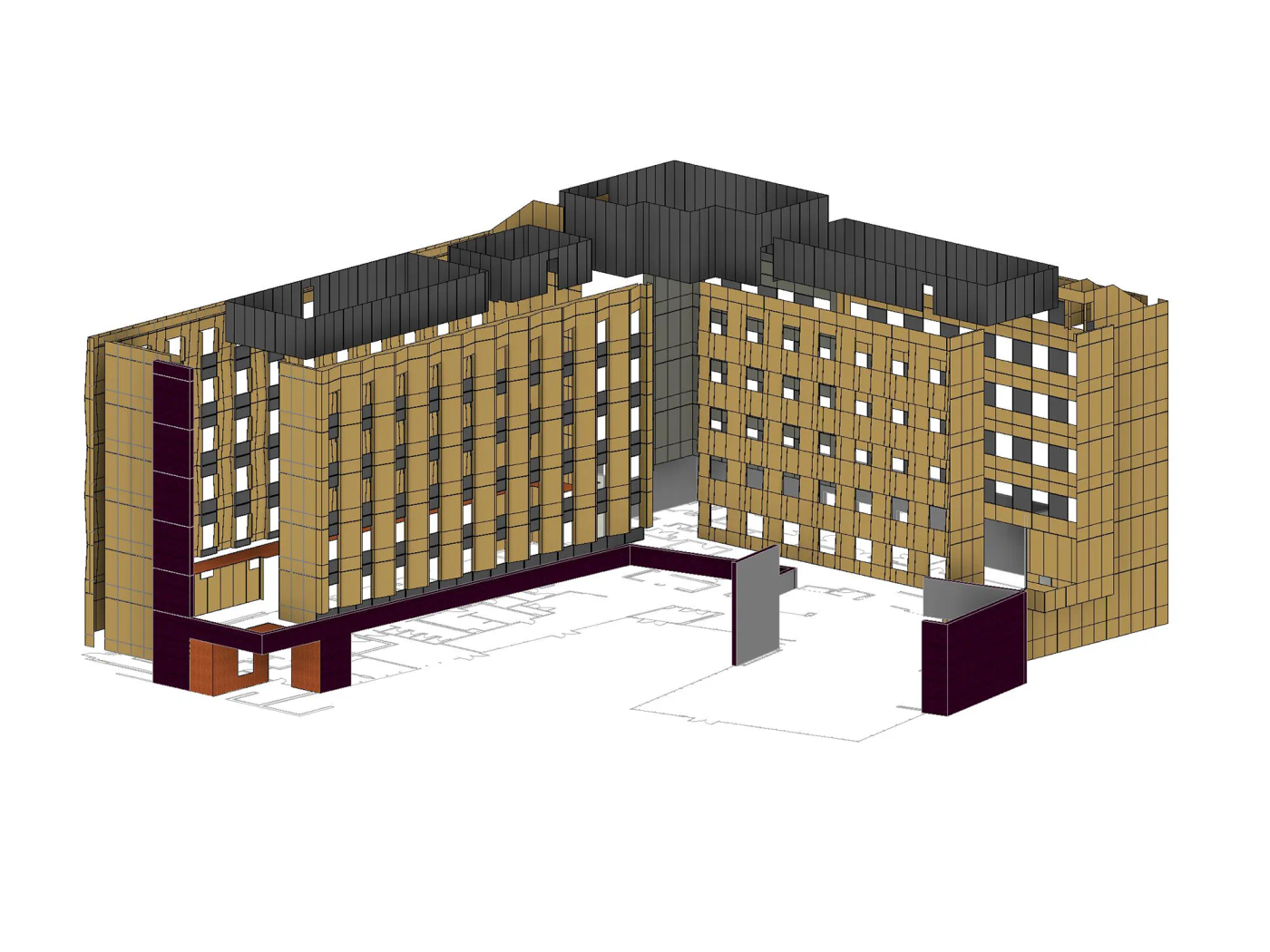 SCAN-TO-BIM + AS-BUILT MODELING — example 2
