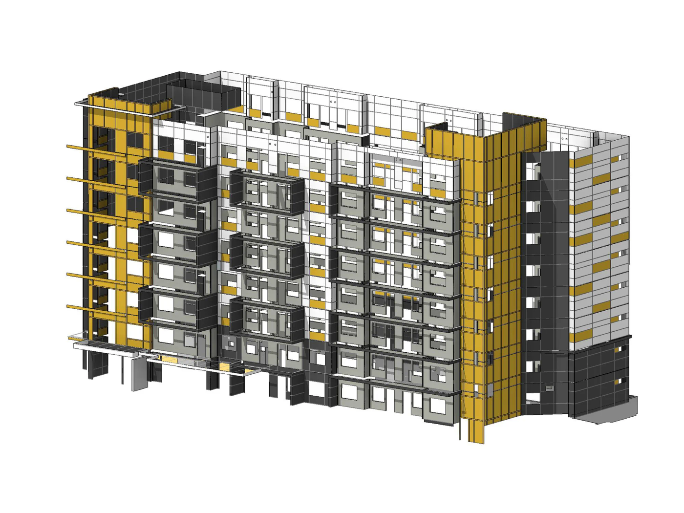 3D BIM COORDINATION + CLASH DETECTION — example 2