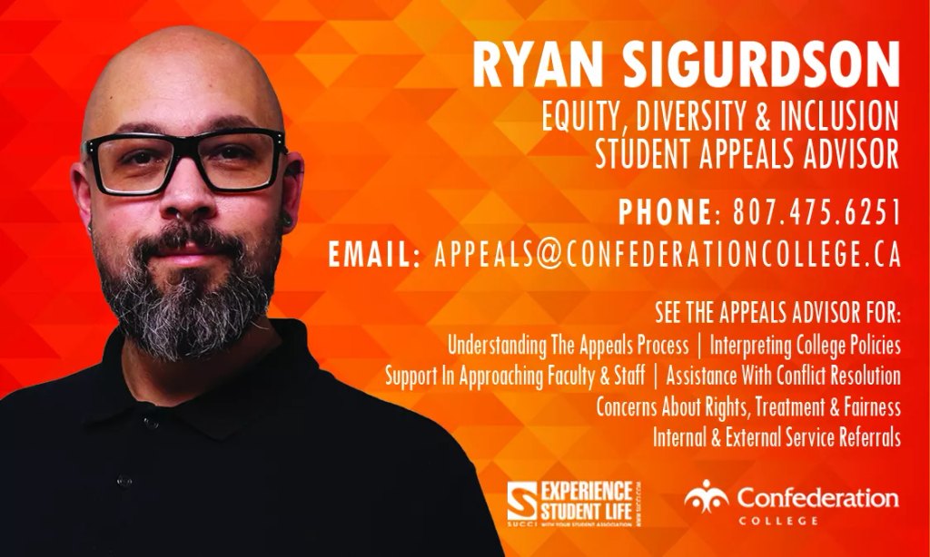 Equity diversity and inclusion student appeals advisor contact poster