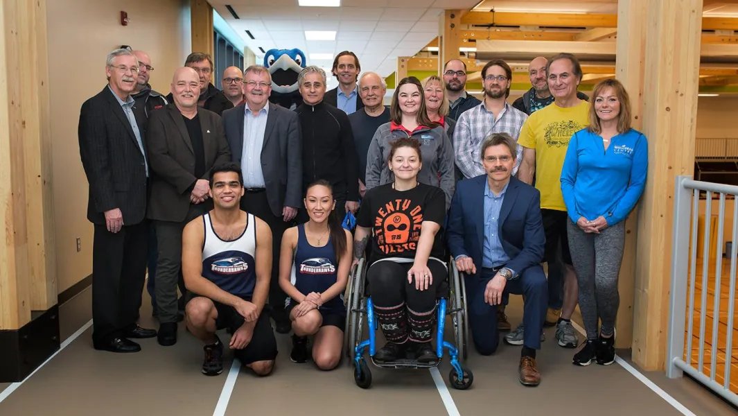 Dignitaries Including Project Funders and Partners Help Celebrate the Grand Opening of the SUCCI Wellness Centre, Minowaadiziiwin