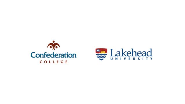 Confederation College and Lakehead University Logos