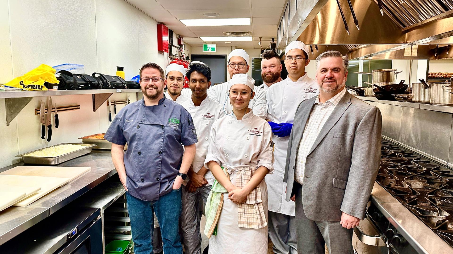 Confederation College Culinary Students