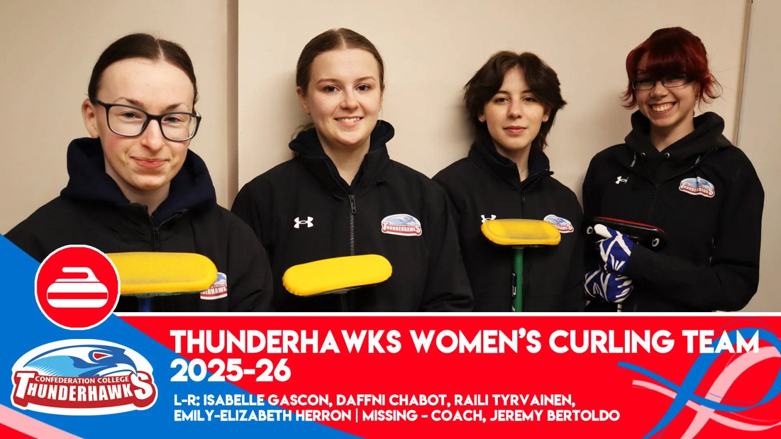 Thunderhawks women’s curling team