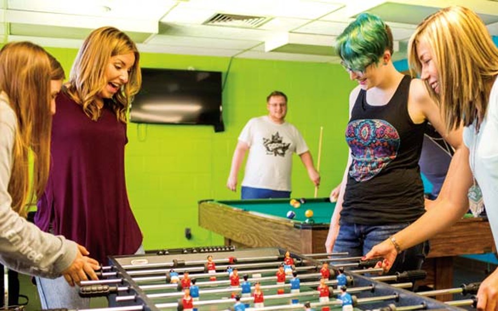 Sibley hall game room