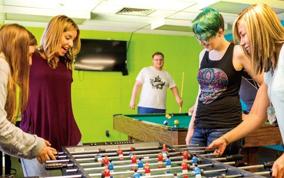 Sibley hall game room
