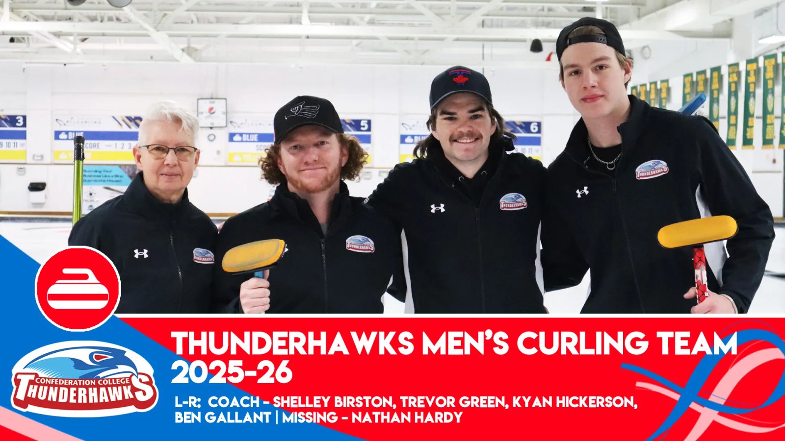 Thunderhawks men’s curling team