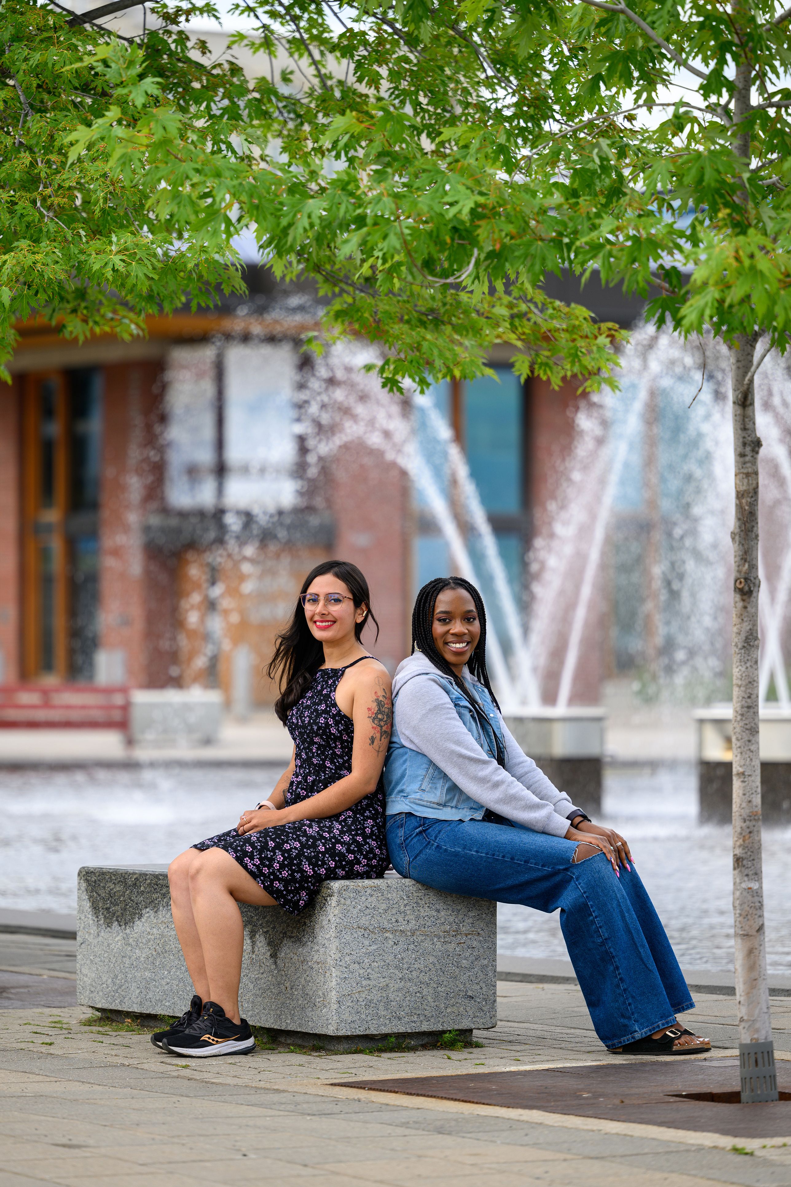laura and friend