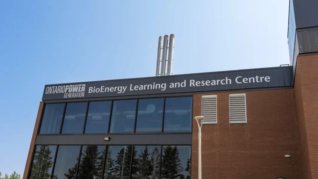 Ontario Power Generation BioEnergy Learning and Research Centre building exterior.
