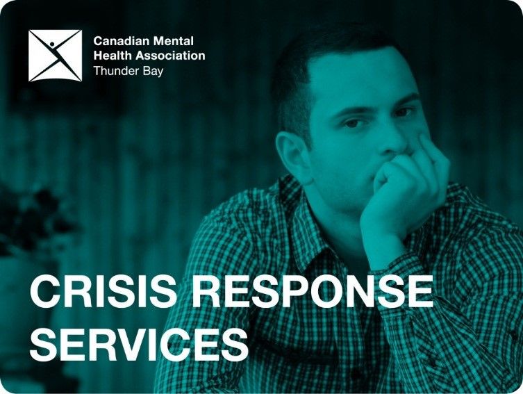 Canadian Mental Health Association Thunder Bay Crisis Response Services Banner