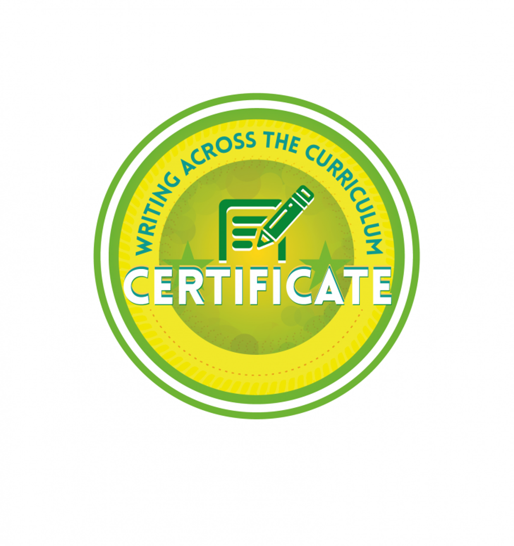 Writing across the curriculum certificate logo