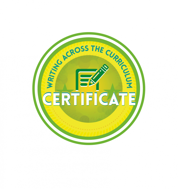 Writing across the curriculum certificate logo