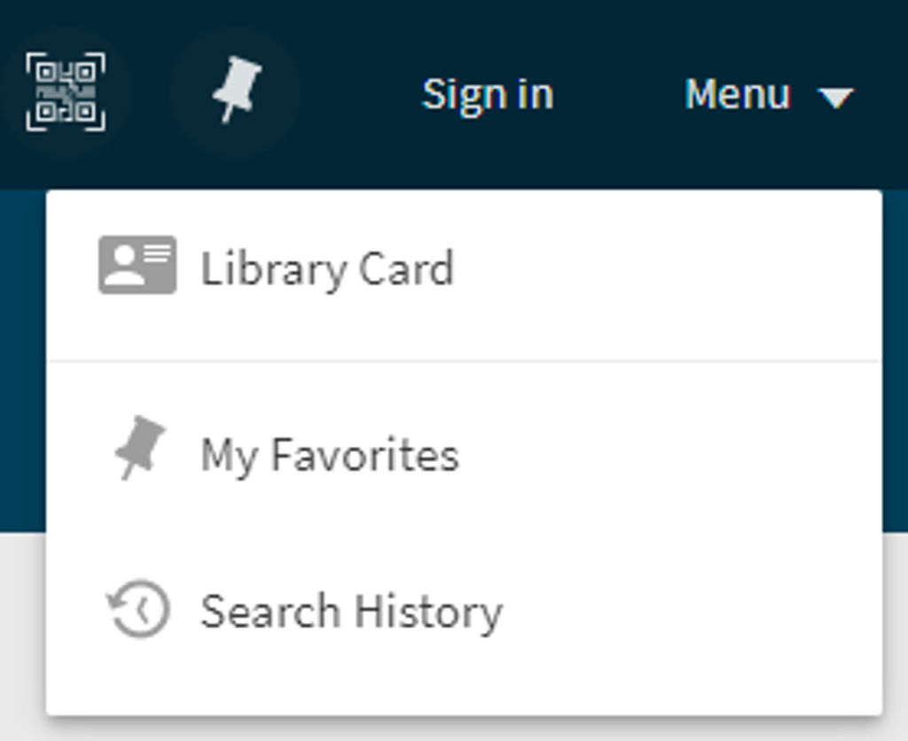 My Account - Library Card Graphic