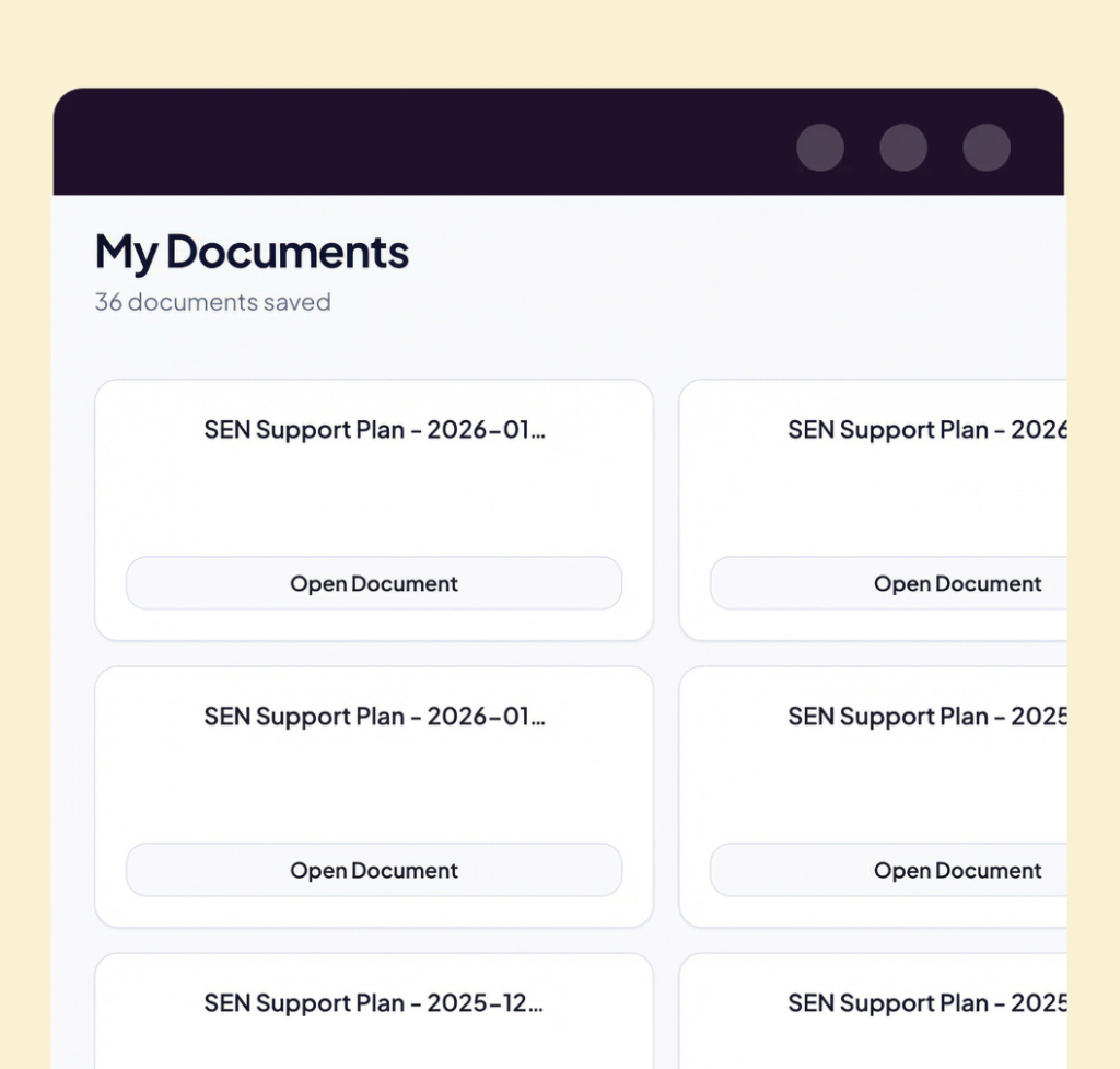 How to evidence SEN support properly in a UK school