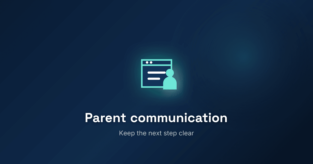How to build a SEND parent communication plan that does not depend on memory