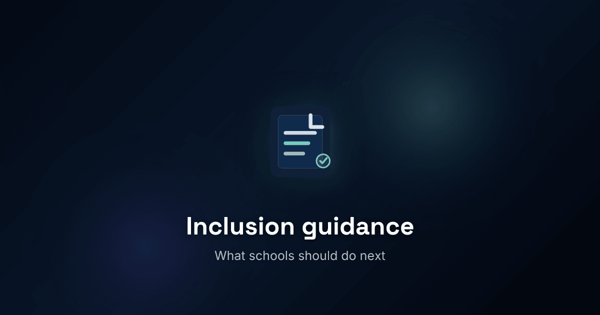 What the new inclusion guidance means for SEND records in schools
