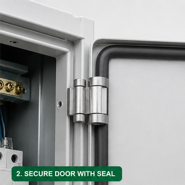 Secure Door with Seal