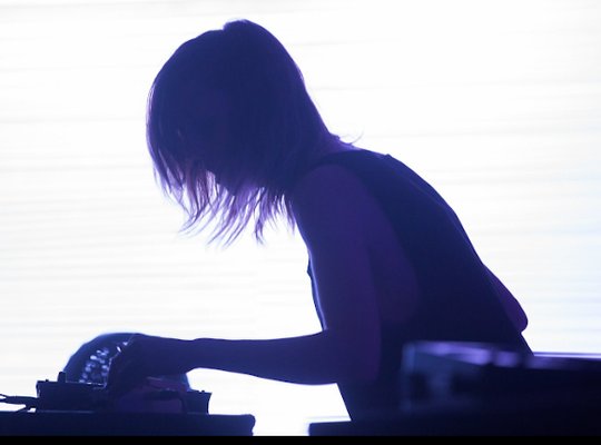 Kara performing with her band UN at the Lethargy Festival in Zurich, CH.