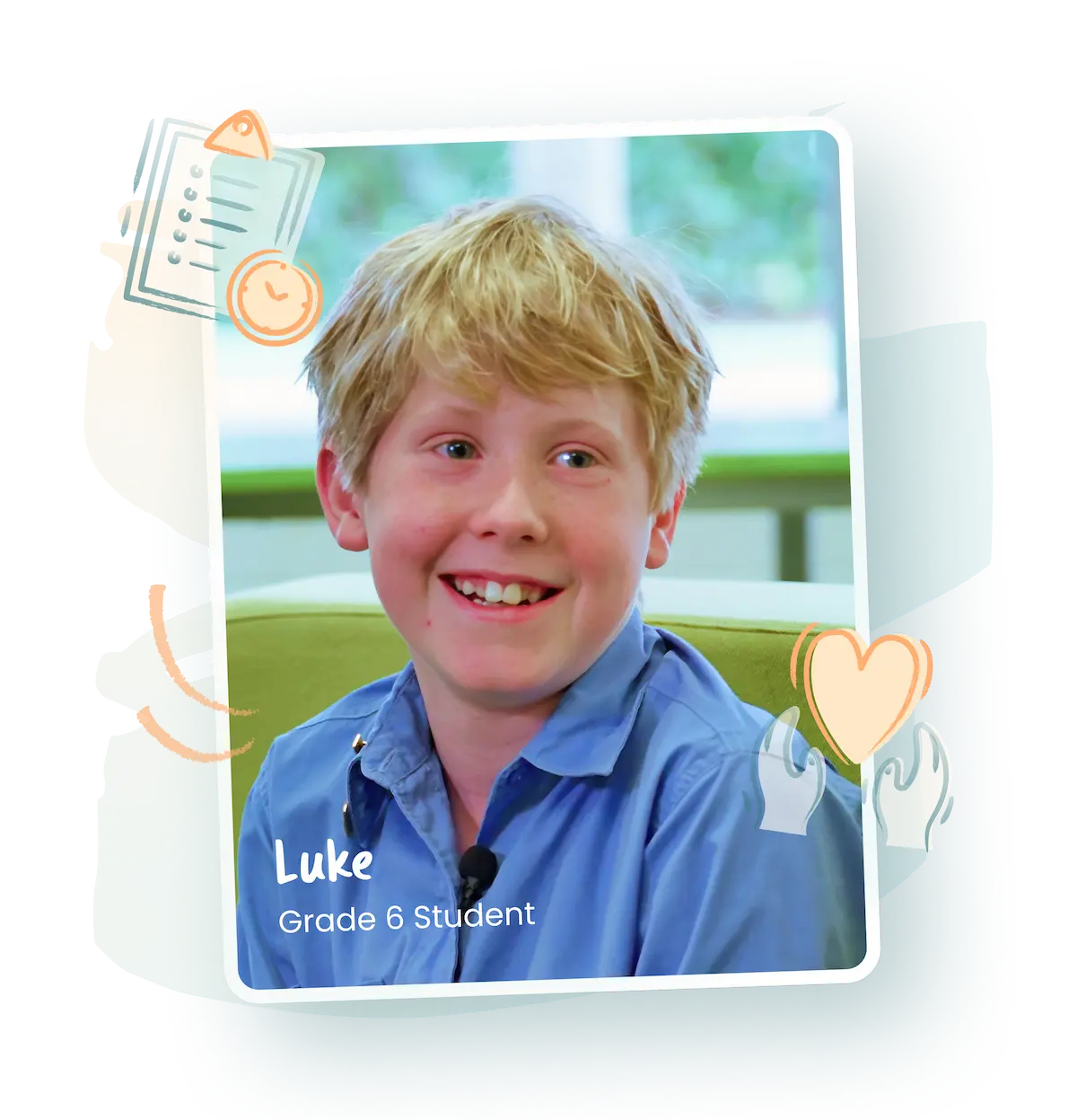 Luke, Grade 5 Student