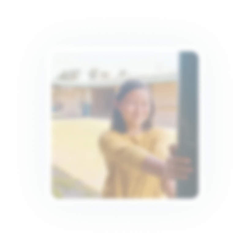 Student on a screen
