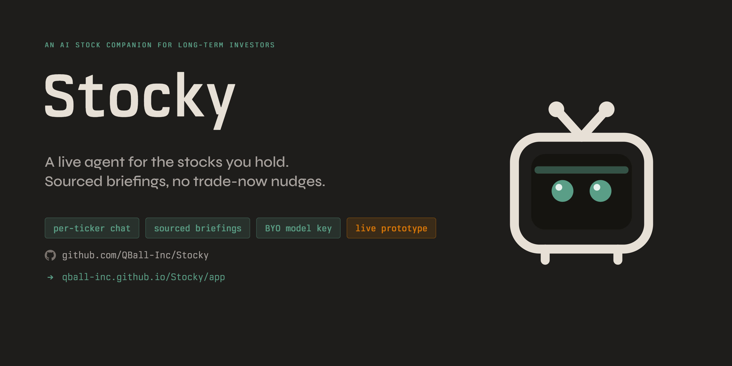 Stocky, an AI stock companion for long-term investors