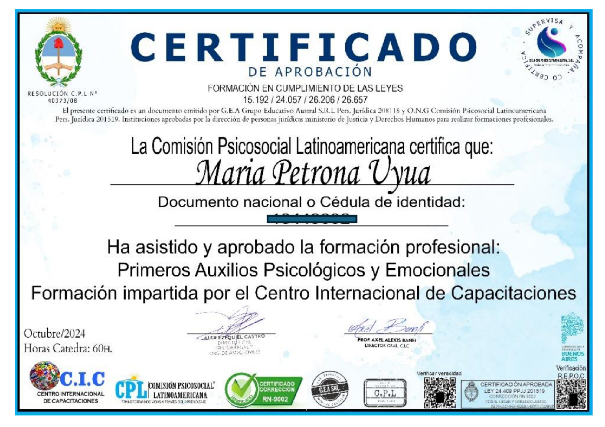 Certificado 3