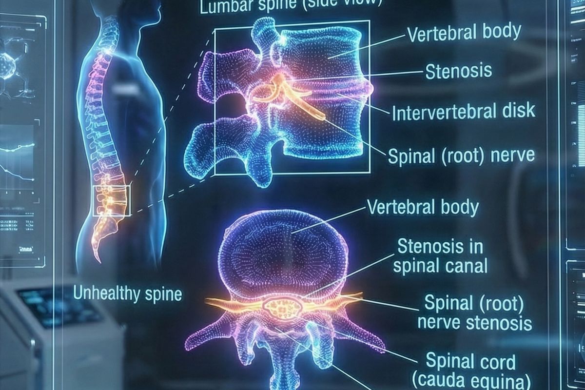 تضيق القناة الشوكية في أسفل الظهر وتأثيره على الأعصاب – شرح الدكتور الجراح فاتح كرار.