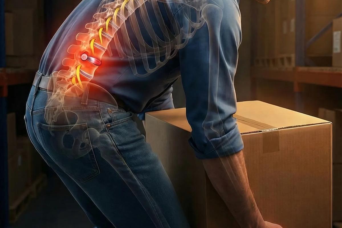حمل الأوزان الثقيلة بطريقة خاطئة يسبب آلام أسفل الظهر والانزلاق الغضروفي مع د. فاتح كرار