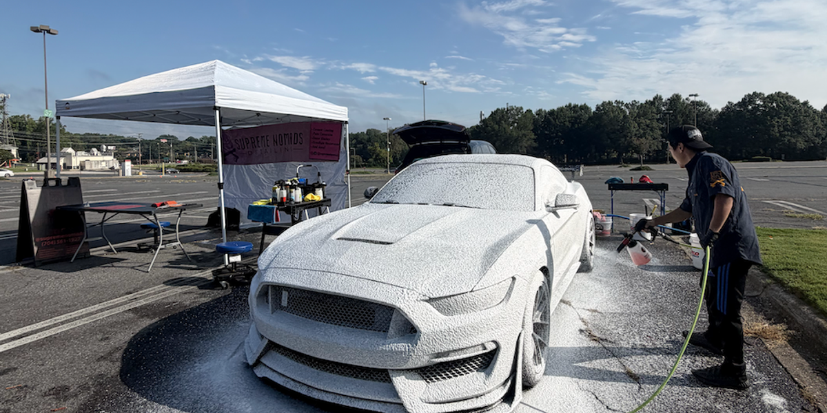 Supreme Nomads Pop-Up Detailing at Charlotte Car Meets