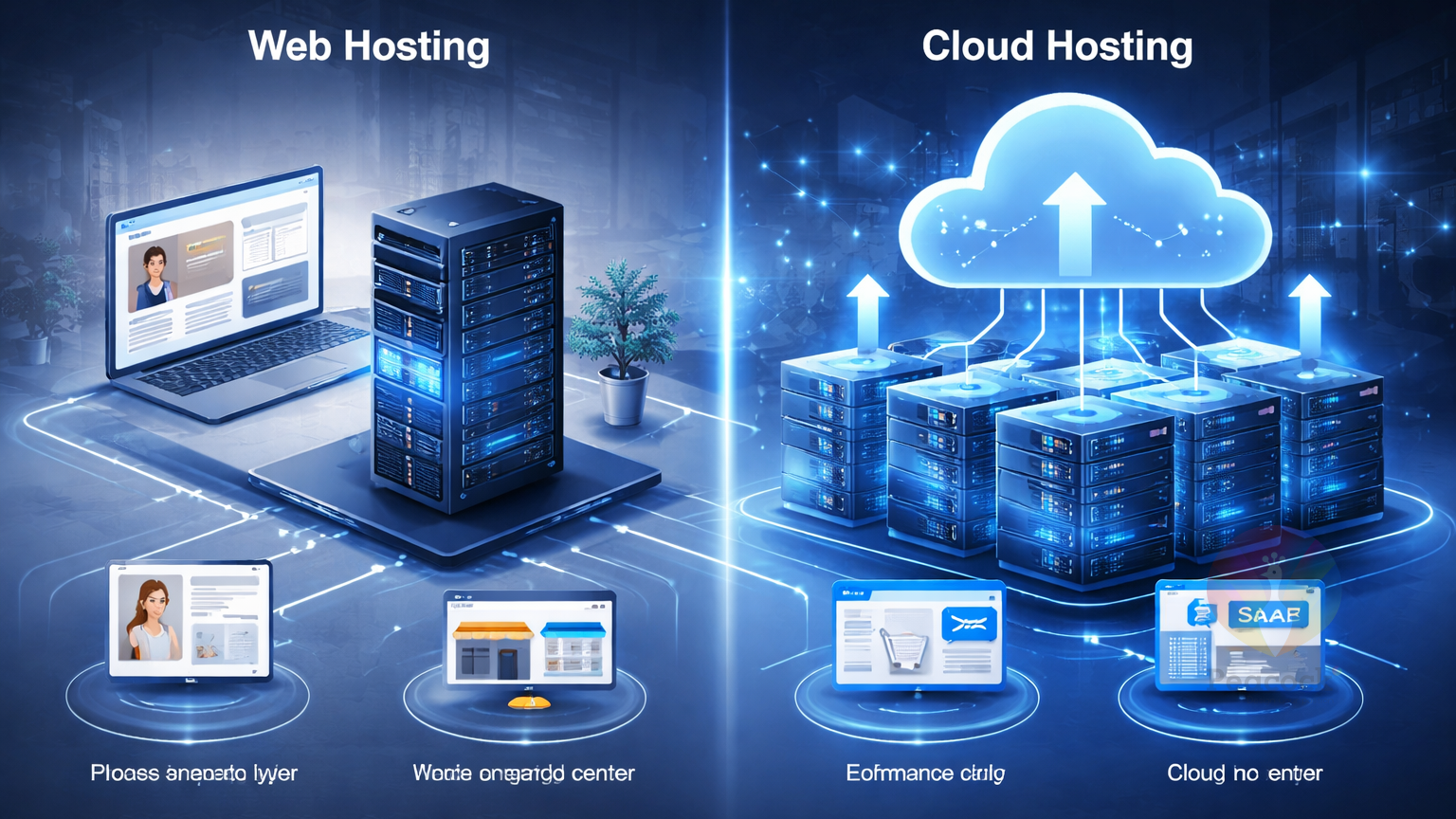 Difference Between Cloud and Web Hosting